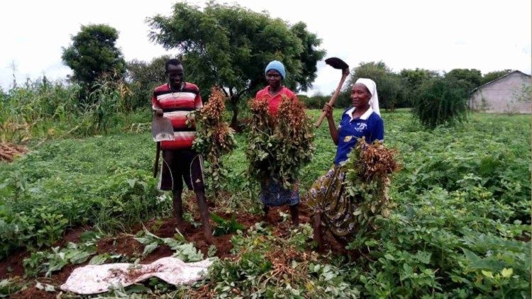 Stacy Muhuyi cares for creation by helping plant a tree nursery in Riwoto