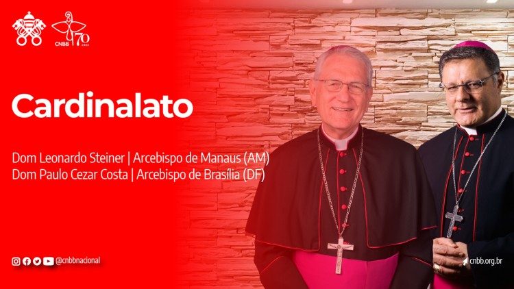 Presidência da CNBB saúda os novos cardeais do Brasil