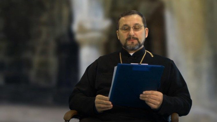 Der griechisch-katholische Bischof Mykhaylo Bubniy, Exarch von Odessa und Administrator des Krim-Exarchats