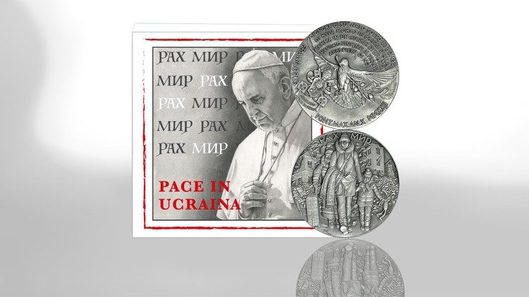 Die Vatikan-Münze die in Solidarität mit der Ukraine verkauft wird