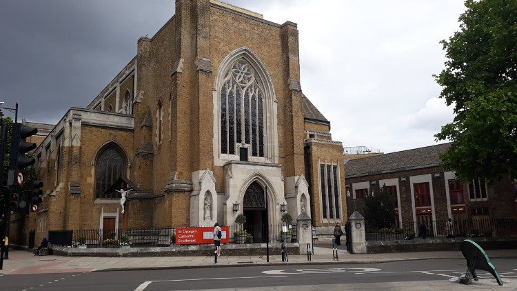 Façade of St George's Cathedral, Southwark