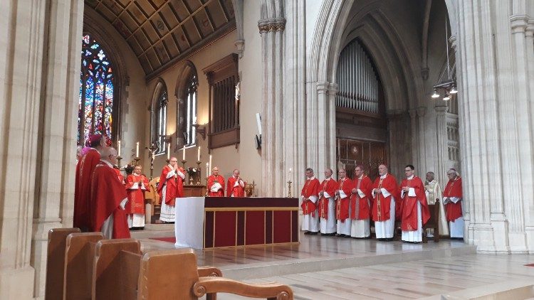 Bishops of England and Wales celebrating Holy Mass in St George's Cathedral, Southwark