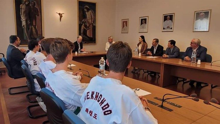2022.06.02 World Taekwondo en el Vaticano 