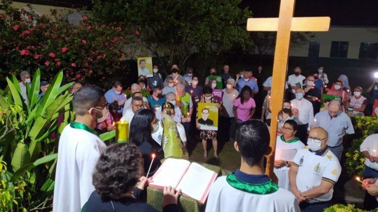 Celebración de la Eucaristía en Santarém