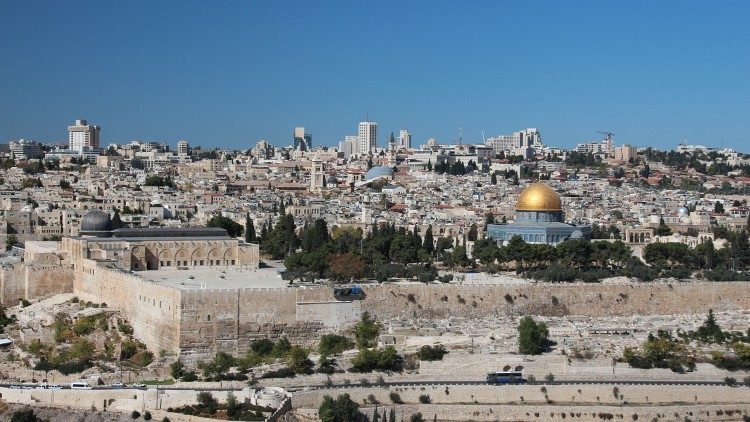 Pohled na Staré město Jeruzalém