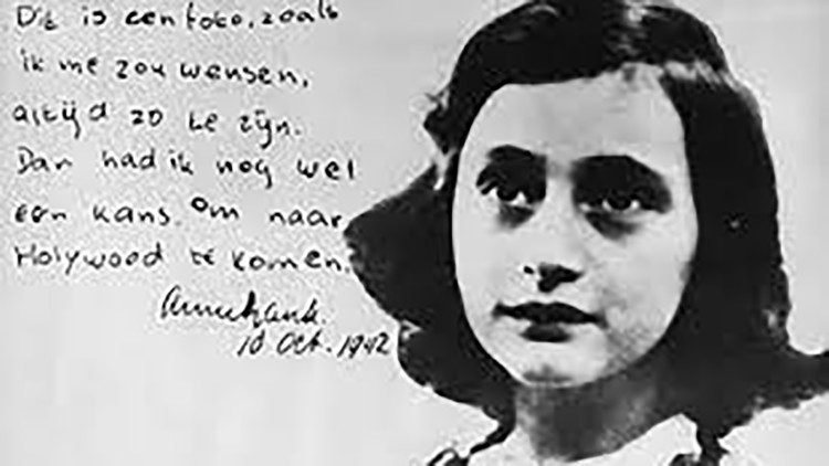 Una scritta di Anne Frank