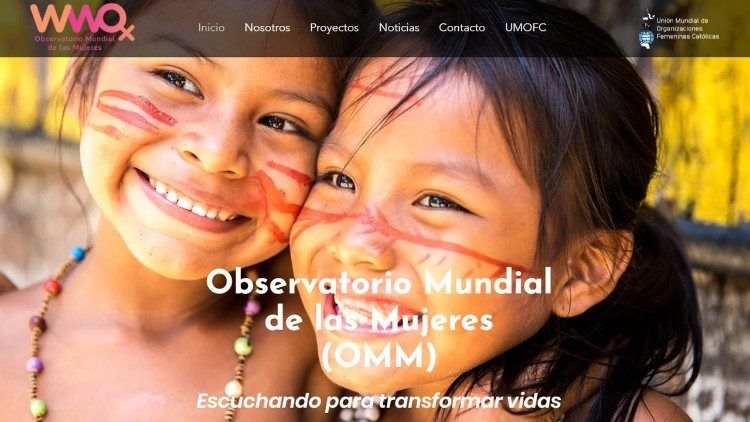 El sitio web del Observatorio (worldwomensobservatory.org) fue presentado en la conferencia de prensa y se explicaron cada una de sus secciones.