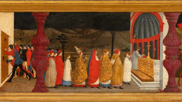Paolo Uccello, Miracolo dell’Ostia profanata (particolare), 1467-1468 ©Mic, Galleria Nazionale delle Marche, Urbino, Ph Claudio Ripalti