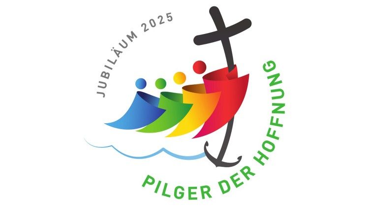 Das offizielle Logo des Heiligen Jahres 2025