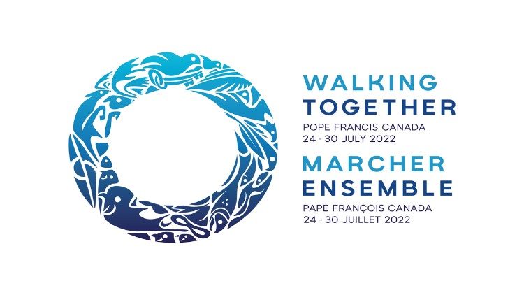 Walking together - das Logo und Motto zur Papstreise