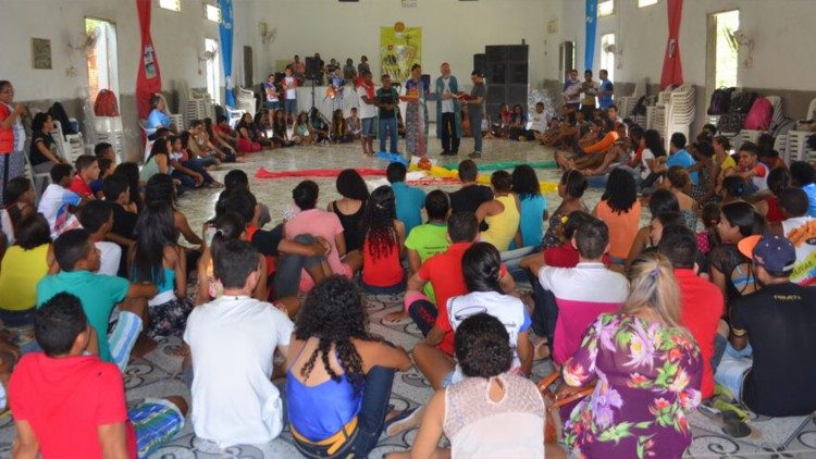 Encontro da juventude da diocese de Pinheiro em 2016. Foto: Jaime C. Patias