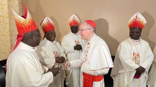 Parolin in South Sudan: "Let's close painful pages for the country