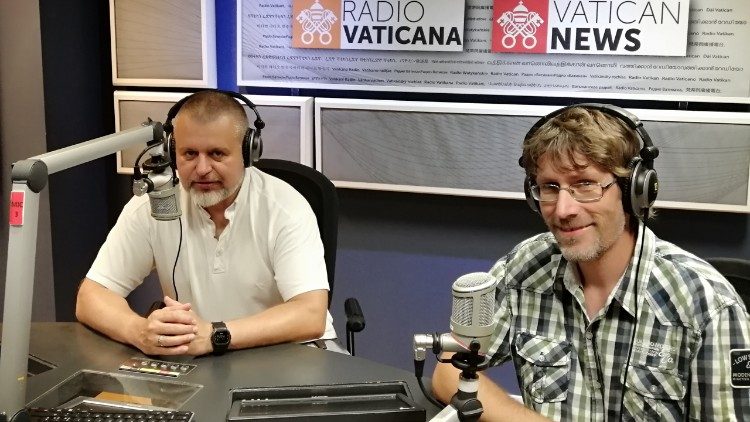 Páter Vitalij Novak a Jozef Kákoš