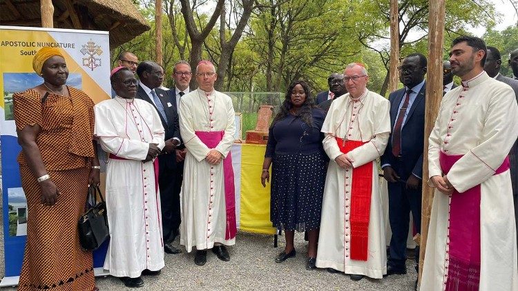 Afla ya hivi karibuni wakati wa kukaribishwa kwa Kardinali Parolin jijini Juba nchini Sudan Kusini