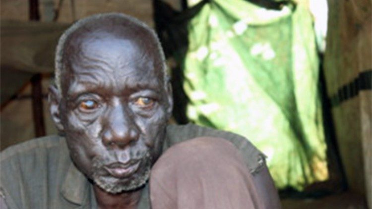 Maway Atiem lebt in einem Lager in der Nähe von Wau - er ist vor dem Konflikt zwischen Viehhirten und Farmern in seinem Dorf geflüchtet  