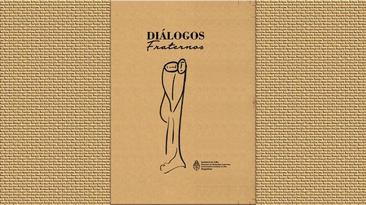 Tapa de "Diálogos Fraternos", el libro publicado hoy en Argentina con el prólogo del Papa Francisco.