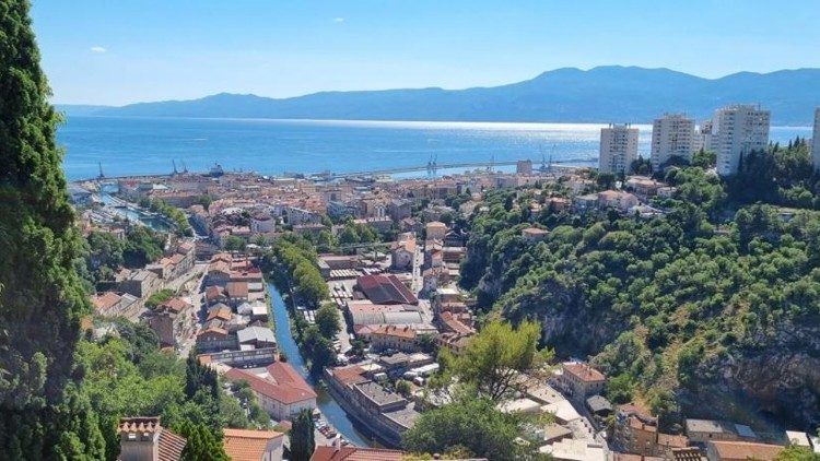 Una veduta di Rijeka-Fiume