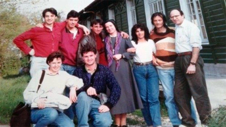 A religiosa na Casa-família para os doentes de Aids, nos Anos 80