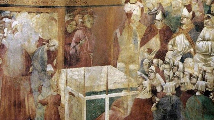 Shenjtërimi i Shën Françeskut të 'Asizit , nga Giotto