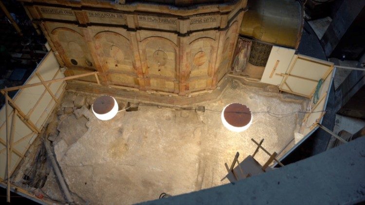 Pavimento da Basílica do Santo Sepulcro 