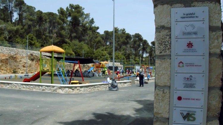 Ein Blick auf den Cremisan-Spielplatz