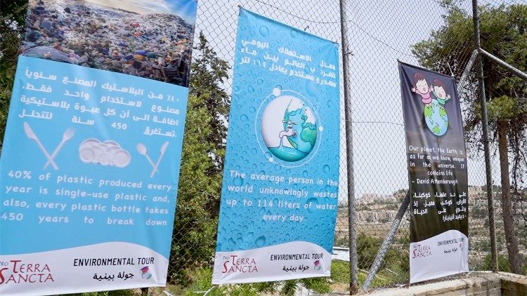 The presentation of the Laudato si' Circle in Bethlehem on Earth Day