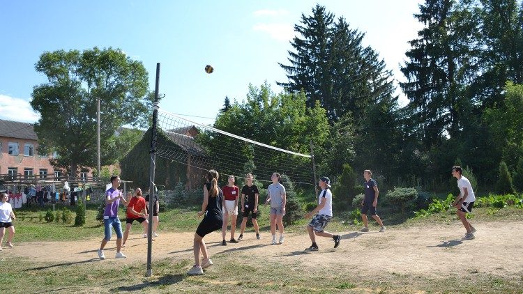 Volleyball at the festival