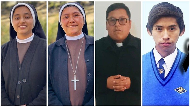  Religiosas, seminarista y joven laico fallecidos en un accidente de transito en Sicuani, Perú
