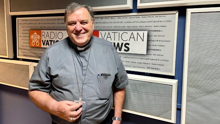 Il vescovo Paganelli ospite negli studi di Radio Vaticana Vatican News