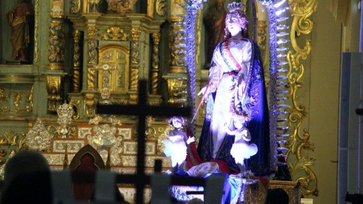 Nuestra Señora de la Asunción, Patrona del Paraguay y Mariscala del Ejército Nacional. (Foto de la Arquidiócesis de Asunción)