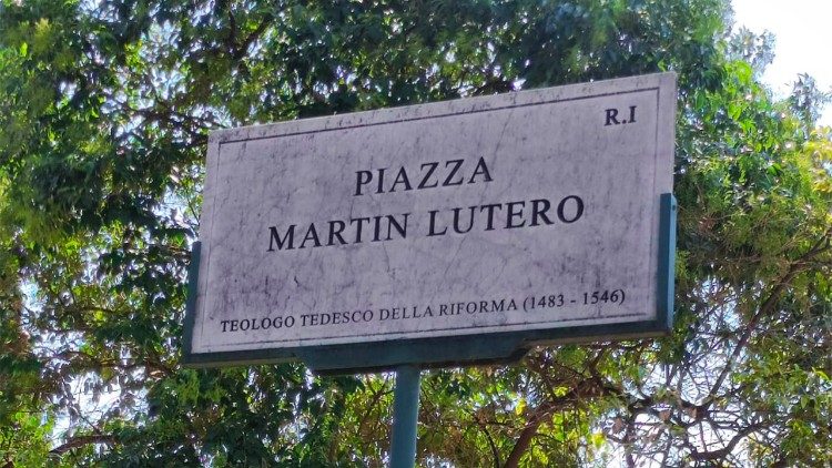 Platz für Marin Luther in Rom