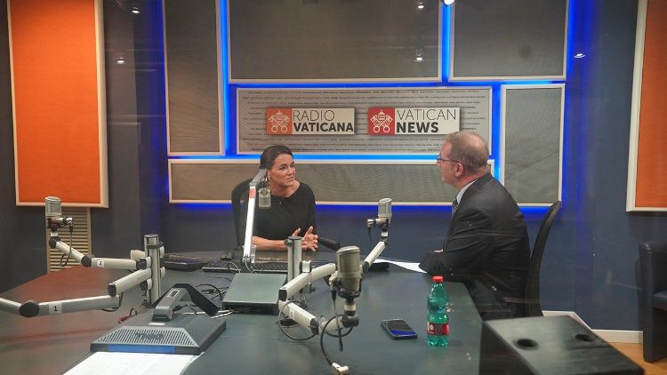 Visita de la presidente de Hungría, Katalin Novàk a Radio Vaticana- Vatican News