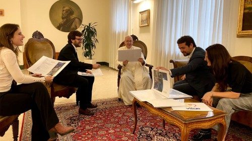 Papa se une a 25 artistas internacionais no Vaticano por ações de transformação cultural