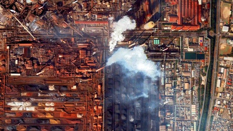 Jornada Mundial de Oración por el Cuidado de la Creación: la contaminación en Japón (imágenes de Federico Monica - Placemarks Copyright Imágenes: Google Earth / Maxar Technologies).