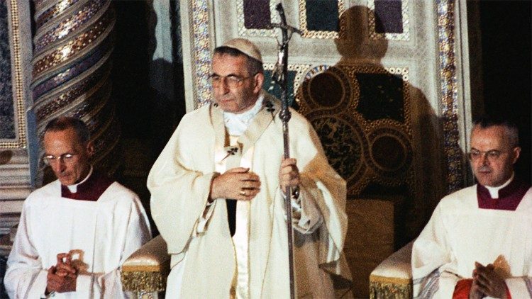 Papa Giovanni Paolo I nella Basilica Lateranense 44 anni fa