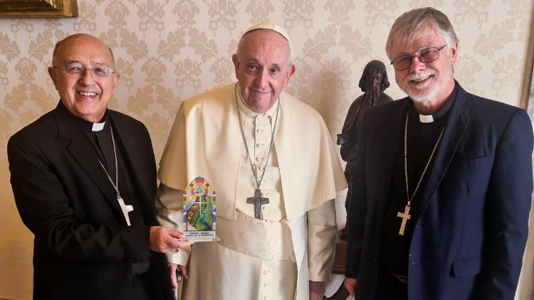 El Santo Padre se encontró con la CEAMA el 3 de septiembre pasado. (Vatican Media)