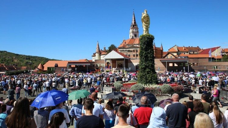 Santuario de Marija Bistrica en Croacia.