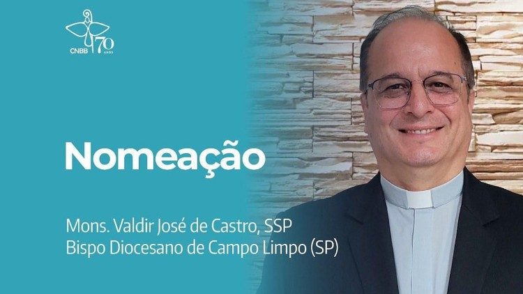 O Mons. Valdir José de Castro é ex-superior geral da Sociedade de São Paulo