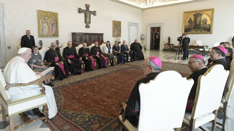 Audience du Pape François aux membres du Conseil d'administration de la Fondation Populorum Progressio
