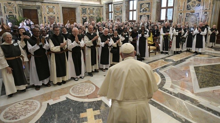 Die Papstaudienz für die Trappisten an diesem Freitag im Vatikan