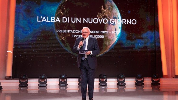 L’amministratore delegato di Tv2000 e InBlu2000 Massimo Porfiri