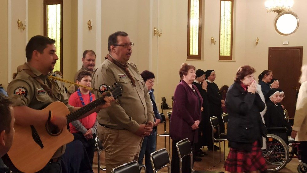 Благодарствена литургия за скаутите от региона на Клюз, Франция