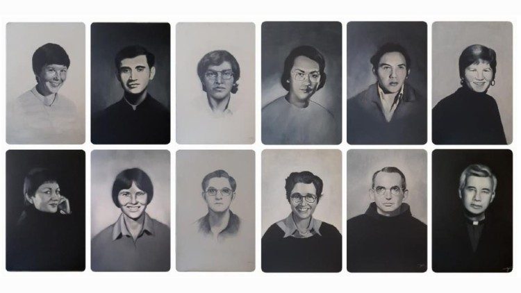 12 retratos de personas cercanas a San Romero, que eligieron la verdad