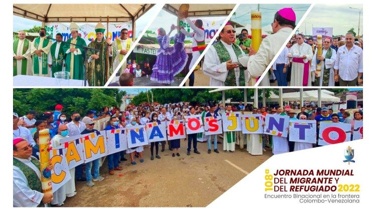 Encuentro Binacional en la frontera colombo - venezolana, en el marco de la 108 Jornada Mundial del Migrante y del Refugiado