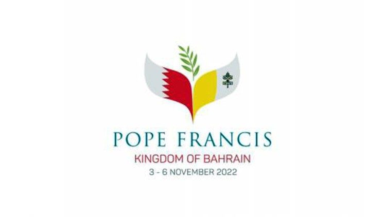 Logo papieskiej pielgrzymki do Bahrajnu