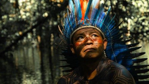 Cacique Dadá, da Amazônia, estreia documentário com o Papa sobre a Laudato si'