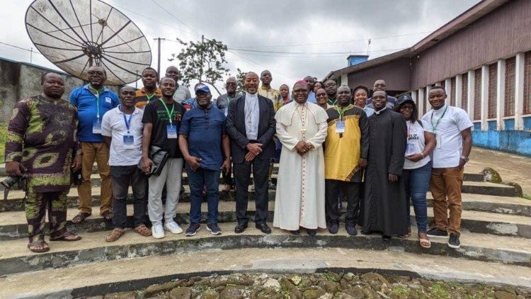 Les communicateurs catholiques du Cameroun, réunis pour leur quatrième forum, du 4 au 8 octobre 2022.