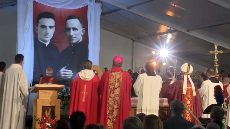 La beatificación en Boves de Giuseppe Bernardi y Mario Ghibaudo, sacerdotes de la Iglesia de Cuneo