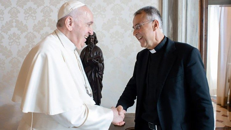  Il professor Bordeyne in un recente incontro con Papa Francesco