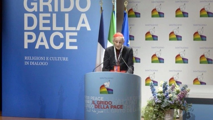 Intervento del cardinale Zuppi all'incontro "Il grido della pace"